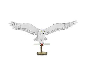 Metal Earth Fascinations PS2007 Kit de construction 3D en métal, motif de chouette dans la neige, Hedwig, découpé au laser, puzzle 3D, à monter soi-même, avec 2,5 cartes métalliques, à partir de 14