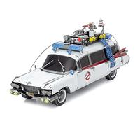 Metal Earth Puzzle 3D Voiture Ecto-1 Puzzle en Métal de Ghostbusters Maquettes à Construire pour Adultes Niveau Modéré 16 x 5 x 6 cm
