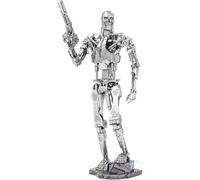 Maquette en métal Metal Earth ICONX - Terminator T-800 - Blanc - ~100 pièces