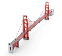 Metal Earth Kit de modélisme en métal 3D Golden Gate Tower Bridge de la série Premium