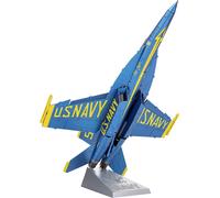 Metal Earth Fascinations Premium Series Blue Angels F/A-18 Super Hornet 3D Metal Model Kit