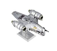 Metal Earth Star Wars The Mandalorian Vaisseau Razor Crest - Maquette 3D en métal - Puzzle 3D - Kit de Modèlisme 8,1 x 10,4 x 18,3 cm - ICX217
