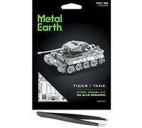 Metal Earth Tiger Tank Kit de modélisme en métal 3D avec pince à épiler
