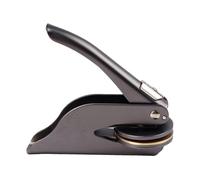 Metal Embosser - Book Seal Stamp, Portable Handheld Embossing Tool, Paper Impression Device | Creative DIY Stationery Accessory, Elegant Library Marking Tool for Journals Cards Scrapbooks Office Use