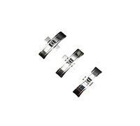 Métal Fermoir,Boucle Bracelet De Montre Boucle de déploiement presse en métal massif pour longines L4 L2 acier inoxydable sans soudure d'observation(5x19mm)