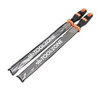 Metal File Set 2pc 300mm de long avec des fichiers Ingénieurs Poignées souples TE460