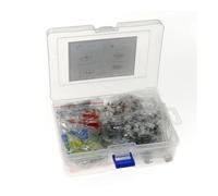Metal film Resistor Assortment kit led Diodes Electrolytic Capacitor Ceramic set Transistor Pack DIY Electronic Components Kits NWPNLXEA