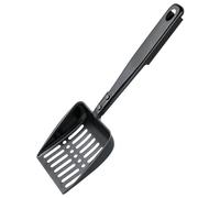 Metal Fireplace Ash Shovel, Hollow Wood Stove Sifter, Iron Coal Shovel, Fire Pit Tool, Durable Outdoor Grill Accessory, Cleaner, Heavy Duty Construction, Long Handle Design