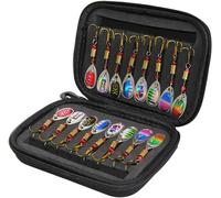 Metal Fishing Lures Spinning Bait Hooks Trible Fish Tackle Trout Salmon Striped Bar,Ideal For Freshwater And Saltwater