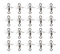 Metal Fishing Propeller Blades 10pcs Gold Silver DIY Lure(20pcs Silver S) | Robust metal construction, gold and silver finishes, 10 or 20 pack options, creates enticing water movement