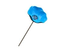 Metal Flower Stake for Wildlife Drinking and Garden Attraction Iron Bird Bath Stand