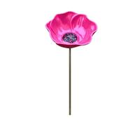 Metal Flower Stake for Wildlife Drinking and Garden Attraction Iron Bird Bath Stand