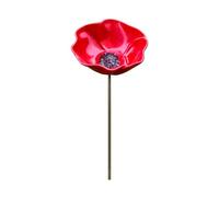Metal Flower Stake for Wildlife Drinking and Garden Attraction Iron Bird Bath Stand