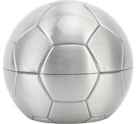 Métal Football -Banc de pièces de monnaie grande capacité Balle décorative multifonctionnelle -Monnaie de football pour enfants garçons filles