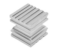 Metal Forming Block, Jewelry Bending Bench Tool, Alloy Steel High Hardness Dapping Block with Multi Grooves, Professional Metal Forming Bending Block for Jewelry Making, Precious