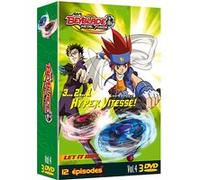 Beyblade Metal Fusion - 3...2...1 Hyper Vitesse ! - Coffret N° 4 (3 Dvd) - Pack
