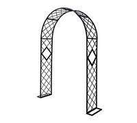 Metal Garden Arch 220x230cm, Rose Arch, Wedding Arches, Climbing Plant Support, Round Wedding Arch for Garden, Patio, Courtyard, Outdoor Decor.