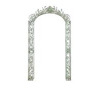 Metal Garden Arch, Decorative Trellis for Climbing Plants & Vines, Outdoor Garden Entryway Arbor, 130cm Garden Arch for Lawn and Patio, Perfect for Weddings & Events
