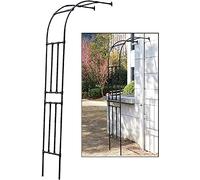 Metal Garden Arch - Half Arc Trellis for Climbing Plants, Outdoor Wedding Décor, Patio Arbor, Perfect for Parties and Events, Durable & Stylish Garden Decoration