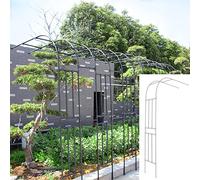 Metal Garden Arch Trellis, Multifunctional Arbor for Climbing Plants, Roses & Vines, Outdoor Lawn Decor, Wedding Decorations, Party Arbor, Durable Design