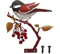 metal garden ornament rusty birds garden decoration outdoor garden decor fall decoration rusty birds with screws garden statues for garden pond