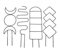 Metal Garden Trellis - Treillis de résistant | Support de d'intérieur | Métal Housevershants Cultive Obelisk Structures pour d'intérieur en Pot Fleurs