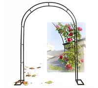 Metal Garden Wedding Arch - Climbing Plant Trellis for Indoor/Outdoor Use Balloon Decoration Kit Flower Stand Backdrop Frame Pergola for Parties & Ceremonies