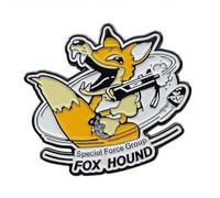 Metal Gear Badge à épingle en forme de Foxhound Édition limitée, Zinc