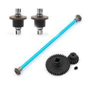 Metal Gear Différentiel Mise à niveau pour voitures télécommandées WLtoys A959 A979 - Accessoire métallique 1:18 conçu avec précision avec traction et contrôle améliorés, bleu (18-A)