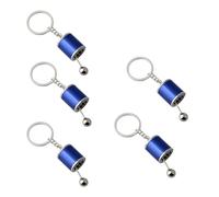 Metal Gear Porte-clés Décalages Porte-clés Léger Élégant Porte-clés Résistant aux Rayures pour les Pendules Quotidiens et les Voyages Porte-clés en Alliage pour Hommes, bleu, taille unique