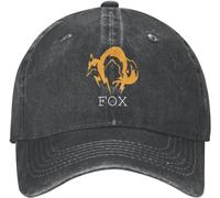 Metal Gear Solid Fox Unisexe Chapeaux Pare-Soleil Coton Casquette De Baseball Respirant Chapeau De Cowboy pour Camping Pêche Golf