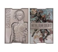 Metal Gear Solid Limited Edition Raiden Metal Lingot - Collection sous licence officielle - Pièce de présentation pour fans et joueurs
