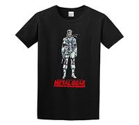Metal Gear Solid T-shirt noir pour homme, Noir , XXL