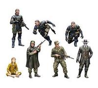 Metal Gear Solid V - Pack 7 Figurines Plastic Model Kit 5 cm G