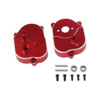 Metal Gearbox Housing pour 1/12 Scale RC Car - Replacement Transmission Box Compatible avec MN168 MN82 MN78 MN99S 2nd Gen(Red)