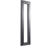 Metal Glass Door Pulls Grab Easy to Install,Door Pull Handle Internal External, Contemporary Door Handles Two-Side Design, Shower Basement Patio Door(Gray,Length 80cm(31.5inch))