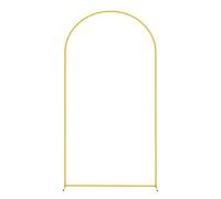 Metal Gold Backdrop Arch - Cadre du Support De Fête, Affichage des Événements De Mariage Facile À Régler | Cadre De Toile De en Or, Support De Ballon Robuste avec Base Large pour La Décor