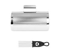 Metal Guiro Instrument de Musique Latin Percussions avec Grattoir, Shaker Outil de Formation Musicale