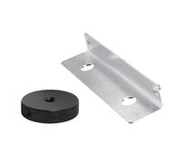 Metal Guitar Bracket for Pickguard, Pot Bracket, Fine Crafted Instrument Bracket with Screws and Nut, Compatible with Various Guitar Types