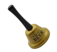 Metal Hand Bell - Clochette À Main En Métal, Cloche D'Appel Drôle Pour Bar Et Restaurant | Cloche De Noël Et Saint-Valentin Avec Messages | Sonnette Pour Bière Baiser Et Sourire Pourr Fêtes Et Célébra