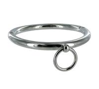 Metal hard - collier bdsm avec anneau 10cm