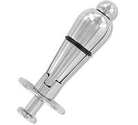 METAL HARD Plug Anal METALICO Con BLOQUEO
