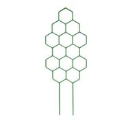 Metal Honeycomb Trellis for Potted Plants, Indoor Climbing Support | Durable metal structure with elegant gold finish, perfect for indoor potted plants, designed for pothos Vert