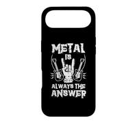 Metal is Always The Answer Heavy Musik Guitare électrique Coque pour iPhone Air