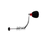 Metal Knob Fishing Reel Handle,Fishing Reel Conversion Handle Spinning Reel Full Metal EVA Handle Fishing Reel Swing Arm(Color:Black+Red)(1Pcs)