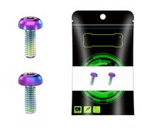 Métal M5x12mm pour Porte-Bidon Vélo Route et pour vtt Métal | Acier haute résistance, longue durée de vie, compatible M5x12mm, idéal route et VTT(Colorful)