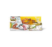 Metal Machines Smash and Crash Dino Playset de ZURU - Ensemble de Piste Modulable avec 2 Voitures Metal Machines, pour Enfants 4+