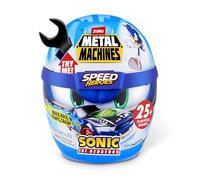 Metal Machines Sonic The Hedgehog Speed Heroes de ZURU, Plus de 25 Surprises à l’intérieur, construis et Pilote ta Propre Voiture de Course.