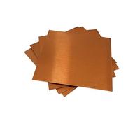 Metal Made Easy Lot de 4 feuilles de cuivre pur de 473,6 g pour travaux manuels, fabrication de bijoux, électricité, toiture, projets de bricolage, réparation, martelage, estampage, gravure, mise à la