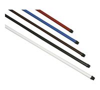 Métal Manche de Budget de balai 130 cm | avec filetage Ø 23,5 mm | couleur aléatoire